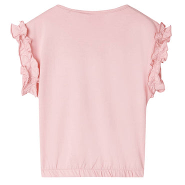 Kinder-T-Shirt Hellrosa 128