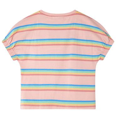 Kinder-T-Shirt Pfirsichrosa 128