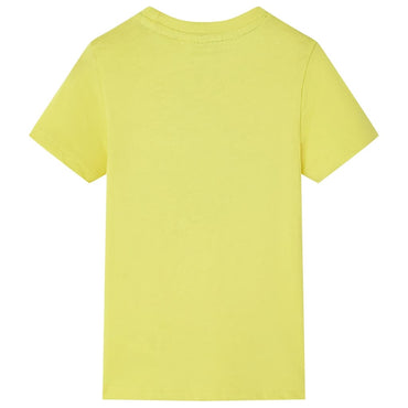 Kinder-Kurzarmshirt Gelb 92