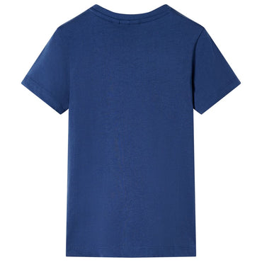 Kinder-T-Shirt Dunkelblau 140