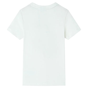 Kinder-Kurzarmshirt Ecru 116
