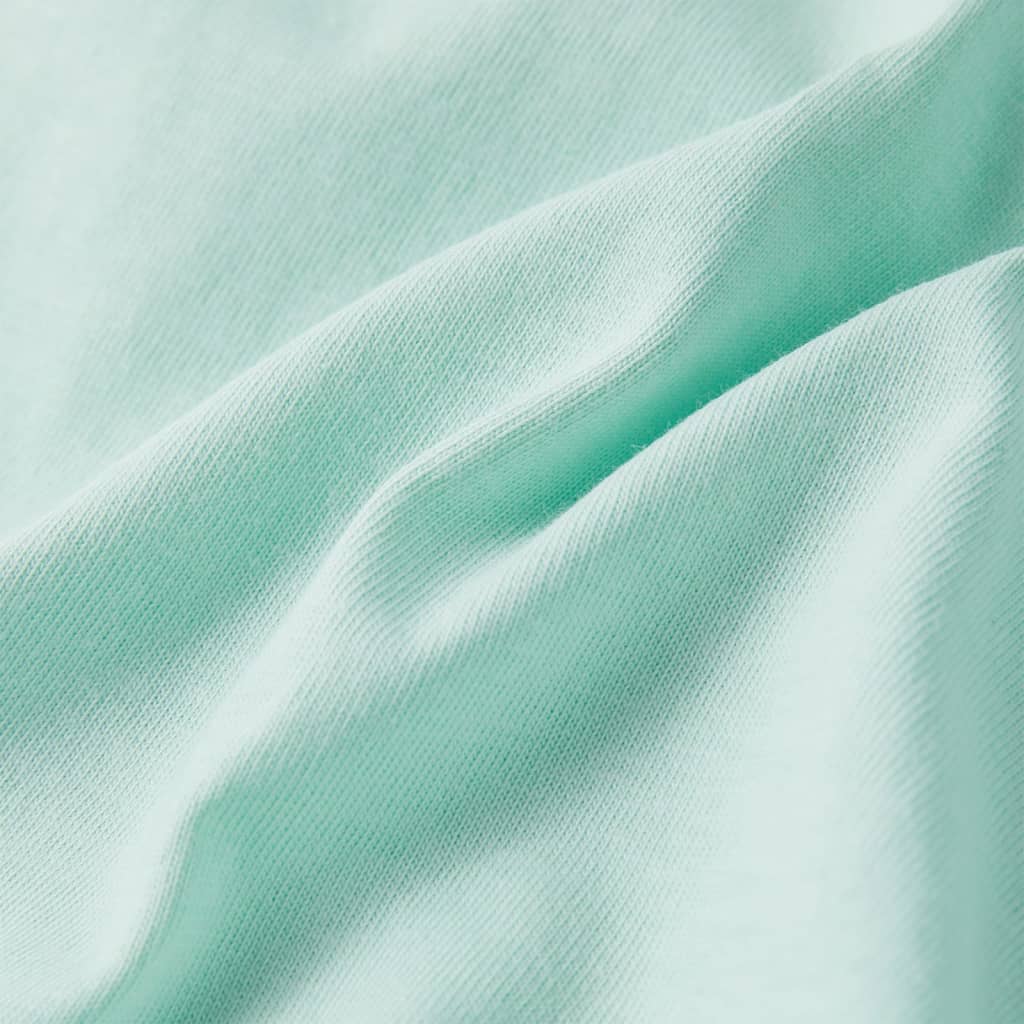 T-shirt enfant vert menthe clair 140