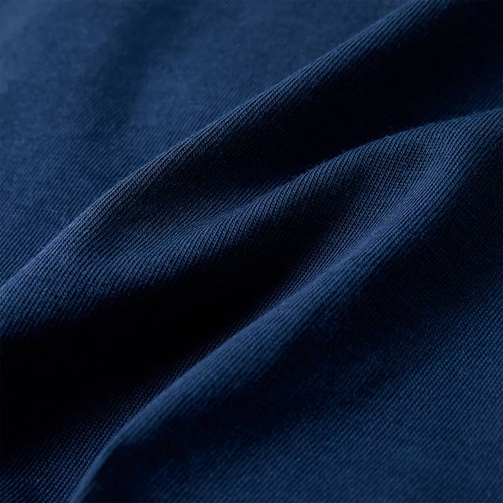 T-shirt enfant à manches courtes bleu foncé 128