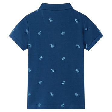 Kinder-Poloshirt Dunkelblau 140