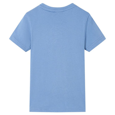 Kinder-T-Shirt Mittelblau 128