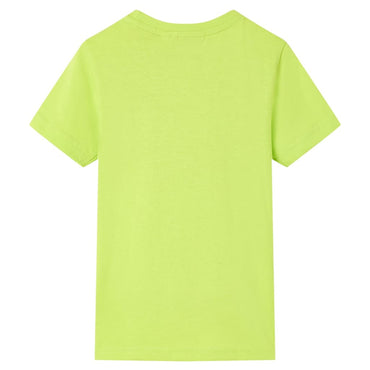 Kinder-T-Shirt Limette 116