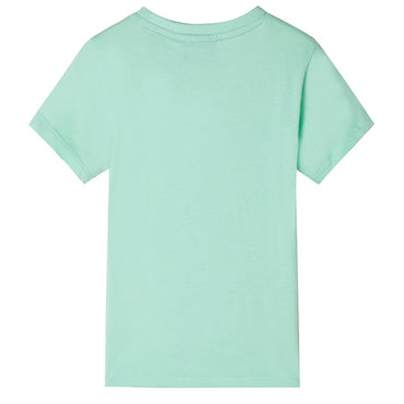 Kinder-Kurzarmshirt Hellgrün 92