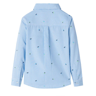 Kinderhemd Hellblau 104