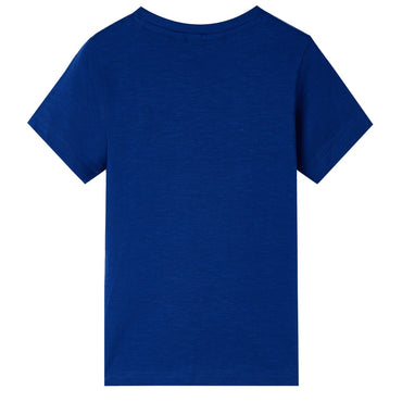 Kinder-Kurzarmshirt Dunkelblau 116