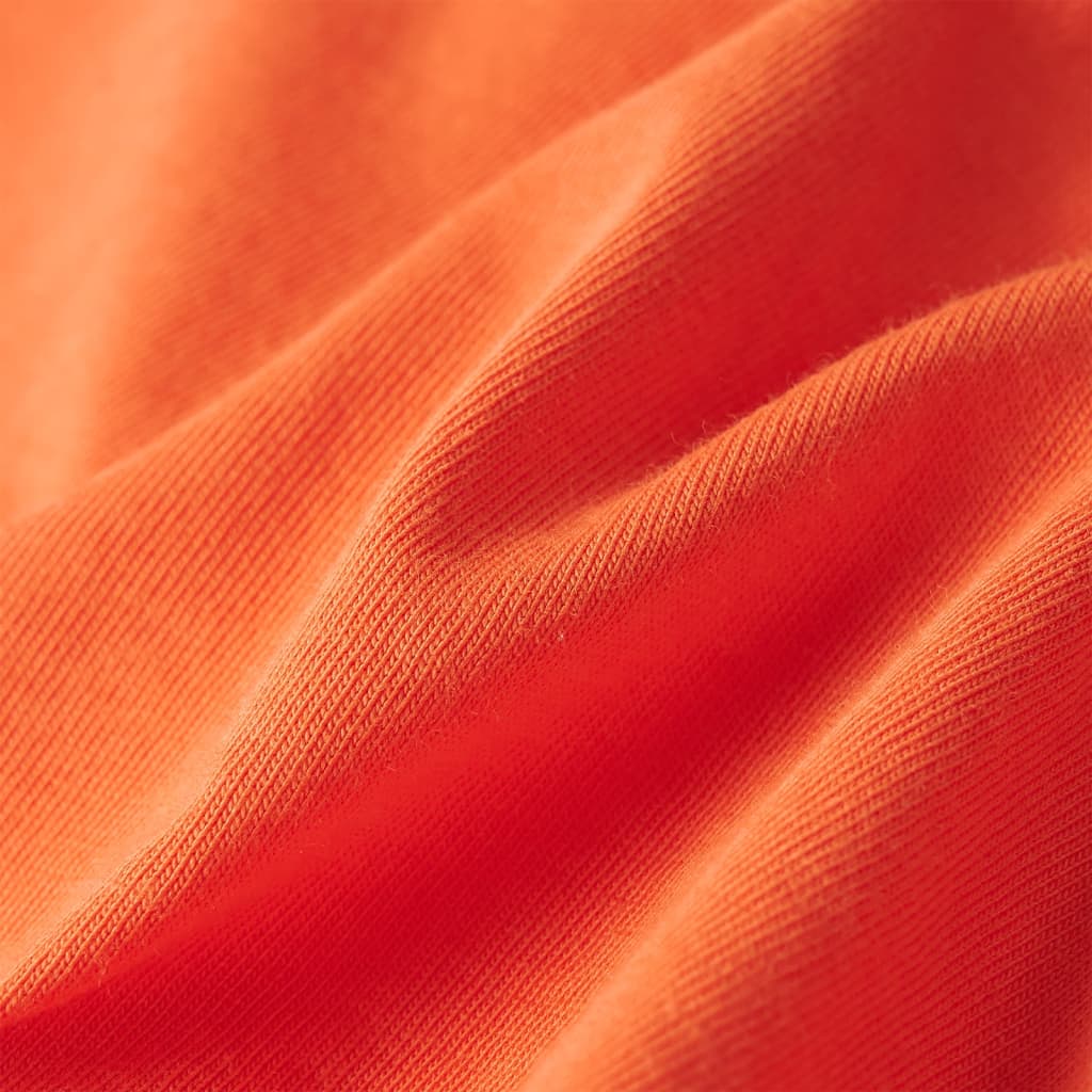 Kinder-T-Shirt Hellorange 140