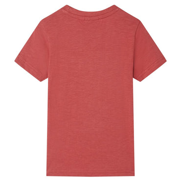 Kinder-T-Shirt Paprikarot 116