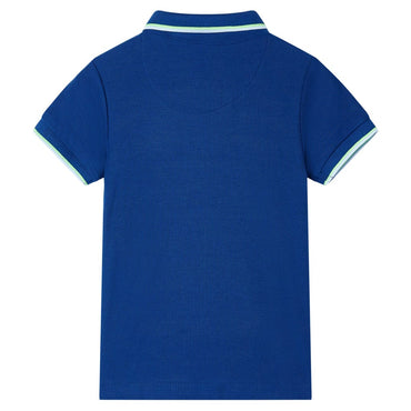 Kinder-Poloshirt Dunkelblau 128