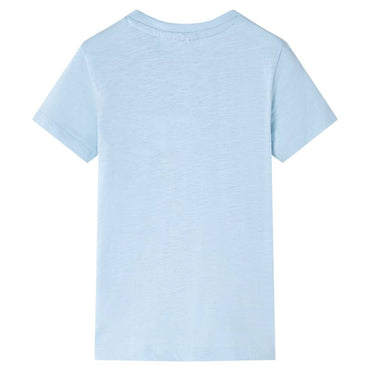 Kinder-T-Shirt Hellblau 128