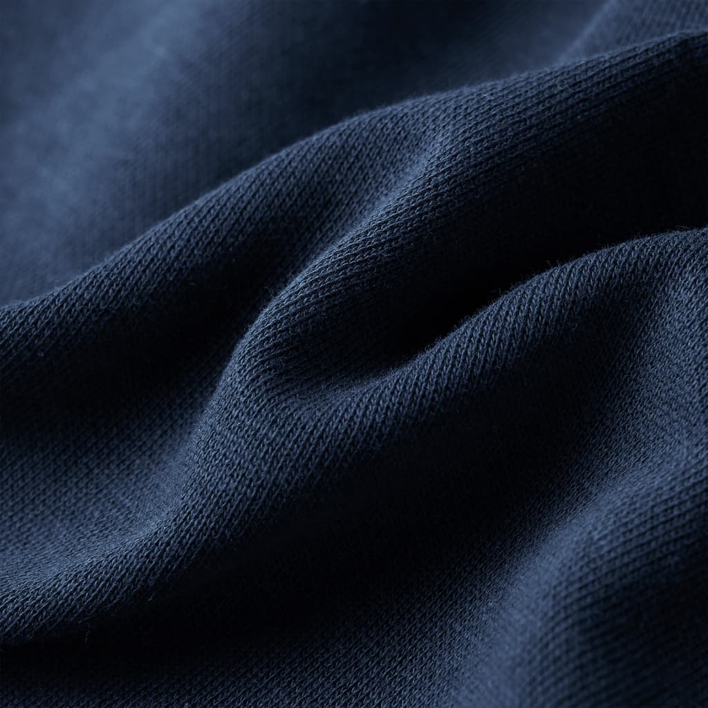 Kinder-Sweatshirt Marineblau Melange 116