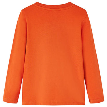 Kinder-Langarmshirt Orange 104