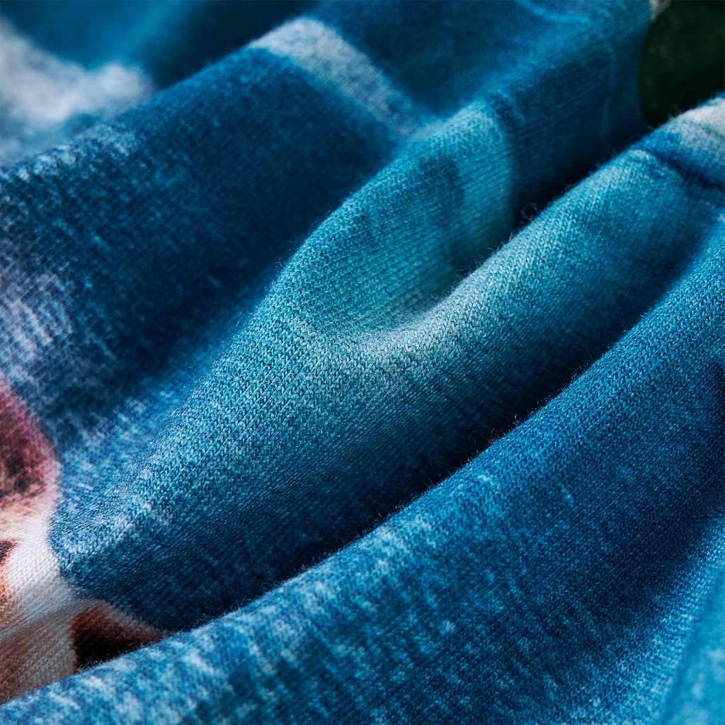 Kinder-Langarmshirt Marineblau 104