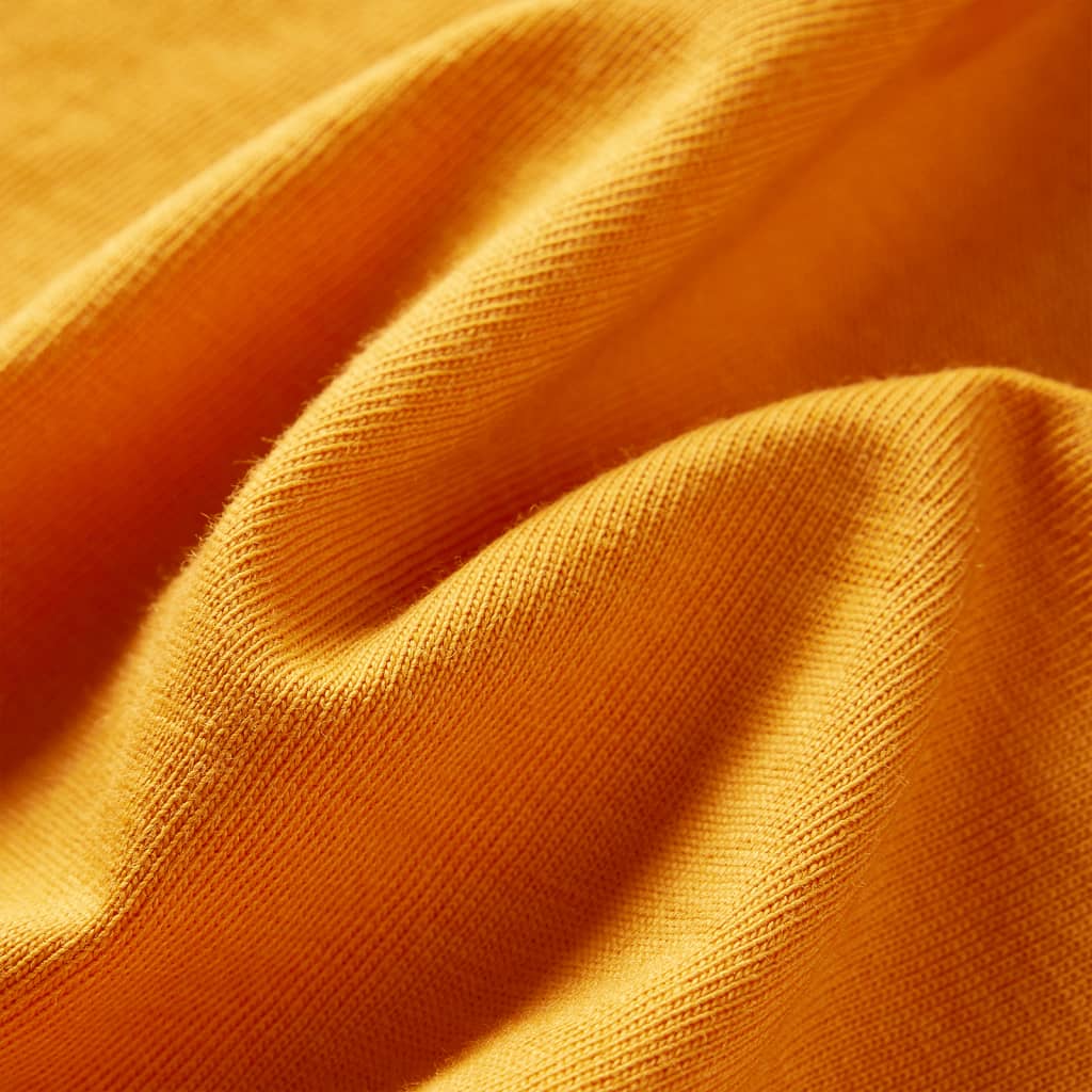 Kinder-Langarmshirt Ocker 128