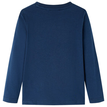 T-shirt manches longues enfant bleu marine 116