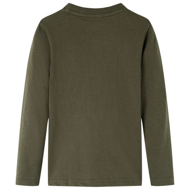 Kinder-Langarmshirt Khaki 104