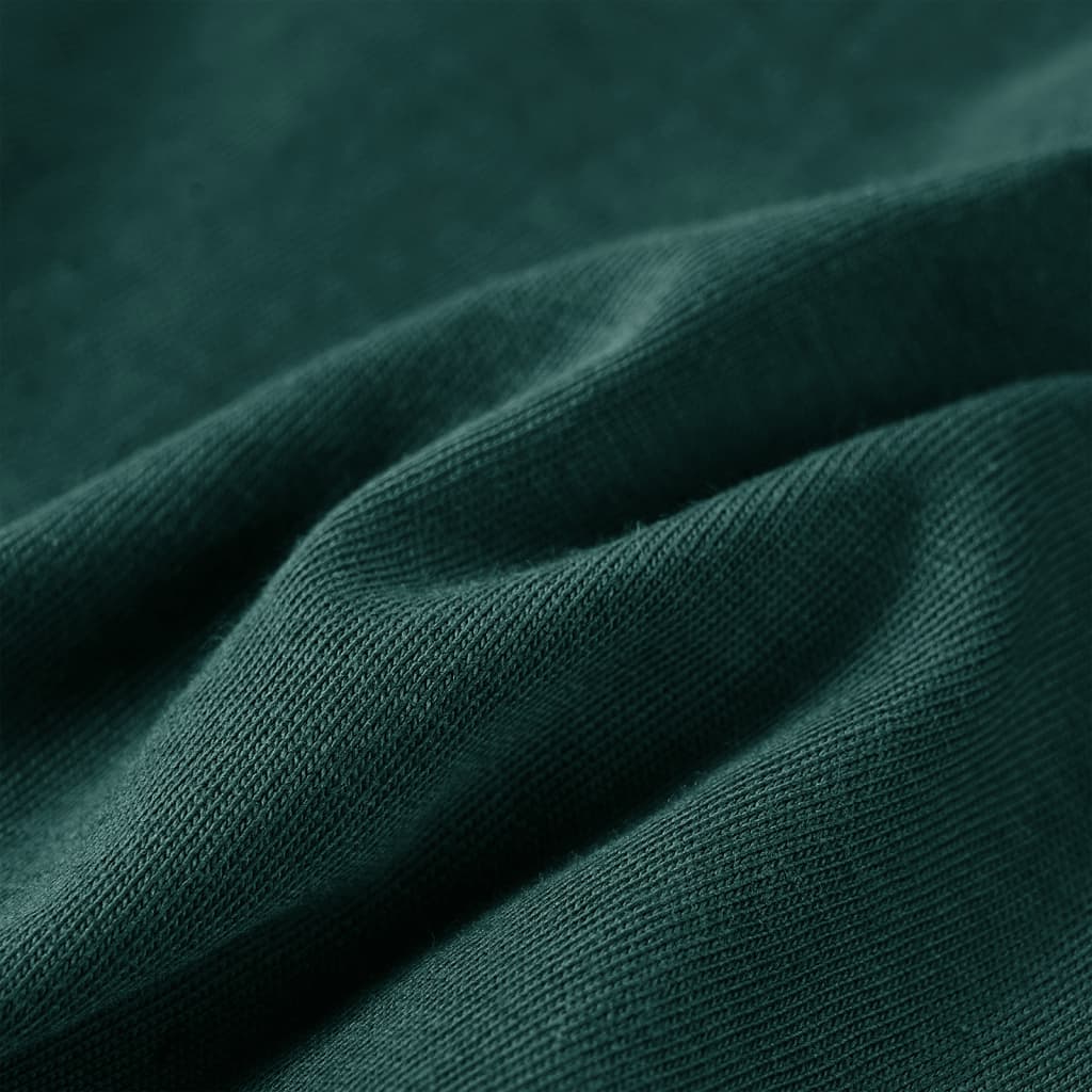 Kinder-Langarmshirt Dunkelgrün 104