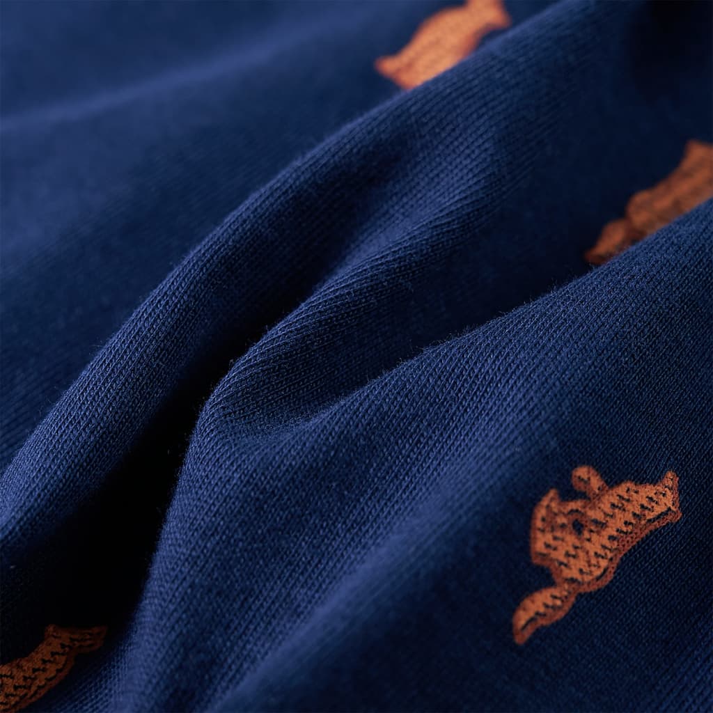 Chemise enfant bleu marine 104