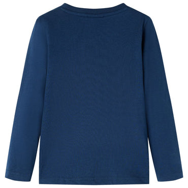 T-shirt manches longues enfant bleu marine 116