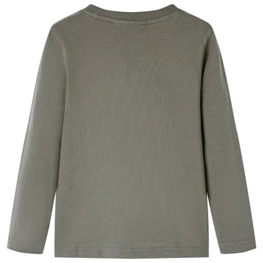 Kinder-Langarmshirt Khaki 104