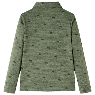 Kinderhemd Khaki Melange 104