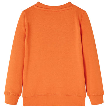 Sweat-shirt enfant orange foncé 92