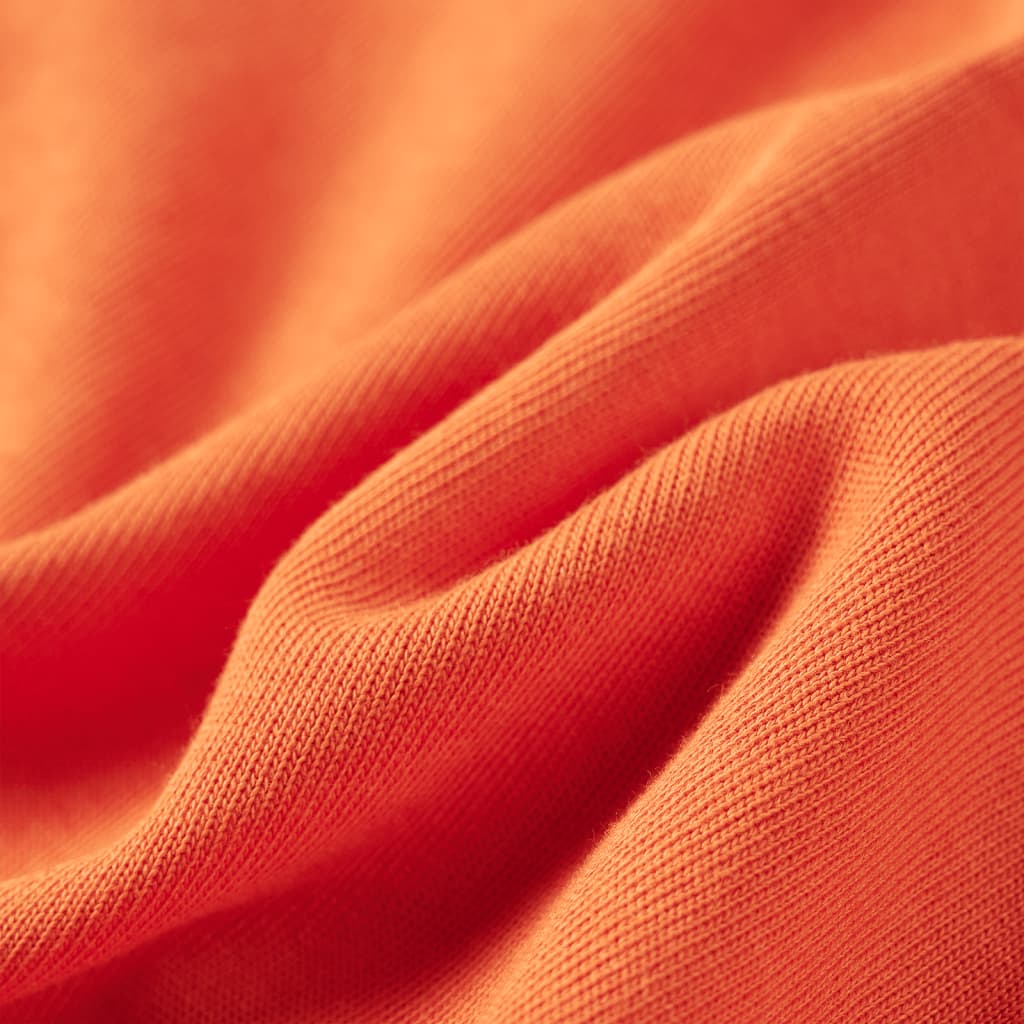Kinder-Sweatshirt Dunkelorange 128
