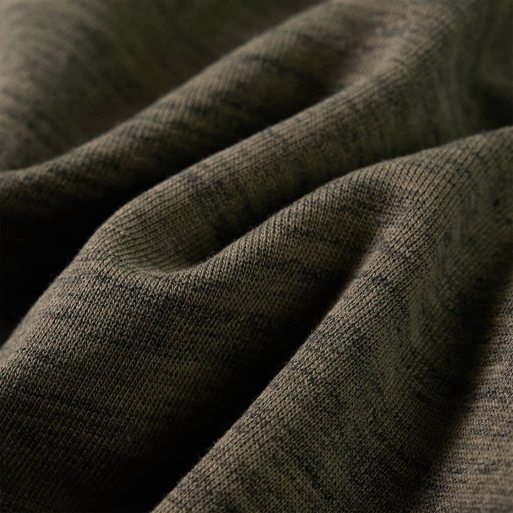 Kinder-Sweatshirt Dunkelkhaki Melange 116