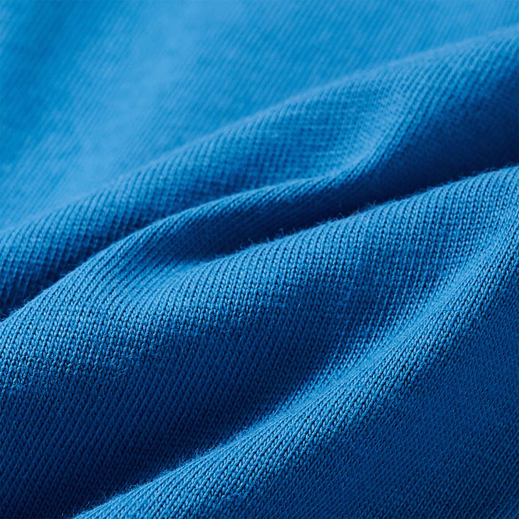 Kinder-Langarmshirt Petrolblau 116