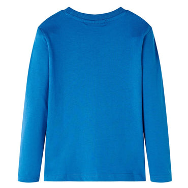 Kinder-Langarmshirt Petrolblau 128