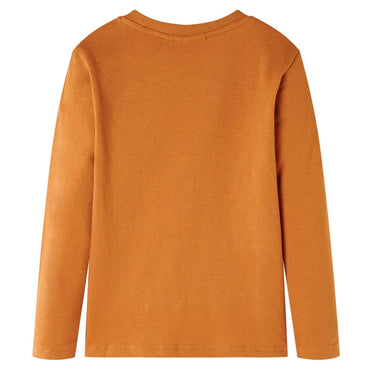T-shirt manches longues enfant Ocre foncé 92