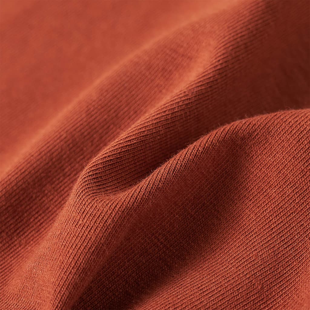 Kinder-Langarmshirt Cognac 128