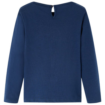 T-shirt manches longues enfant bleu marine 116