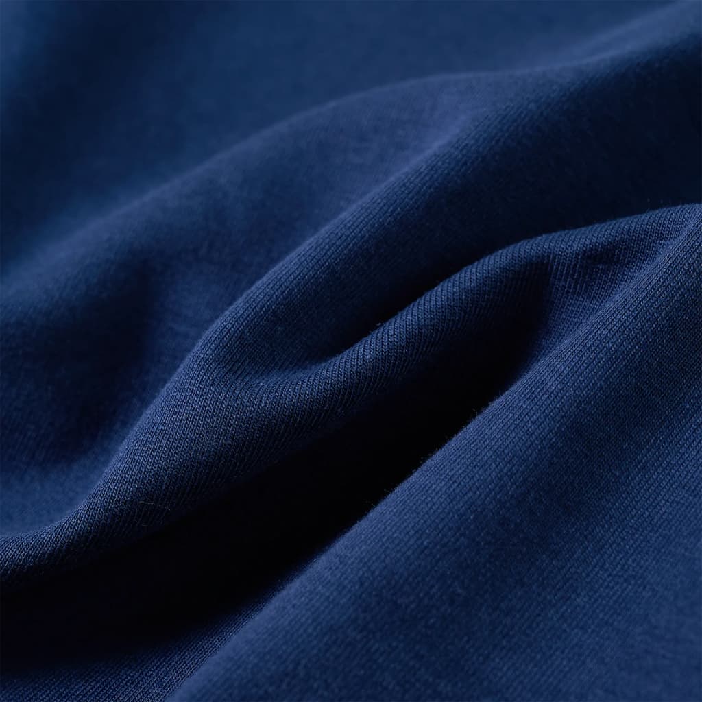 Kinder-Sweatshirt Marineblau 128