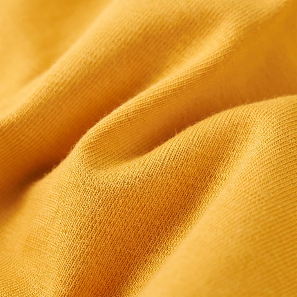 T-shirt à manches longues enfant Ocre foncé 116