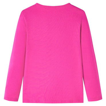 T-shirt manches longues enfant Rose foncé 116