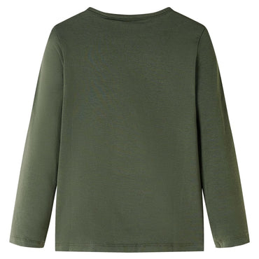 Kinder-Langarmshirt Khaki 104