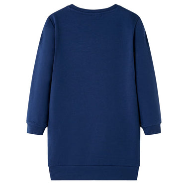 Robe pull enfant bleu marine 104