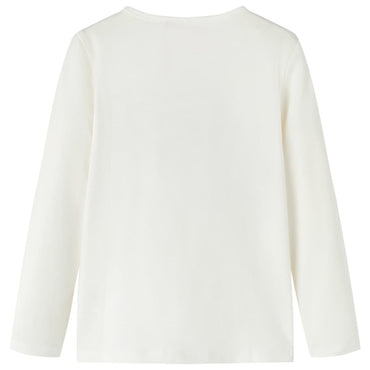 Kinder-Langarmshirt Ecru 92
