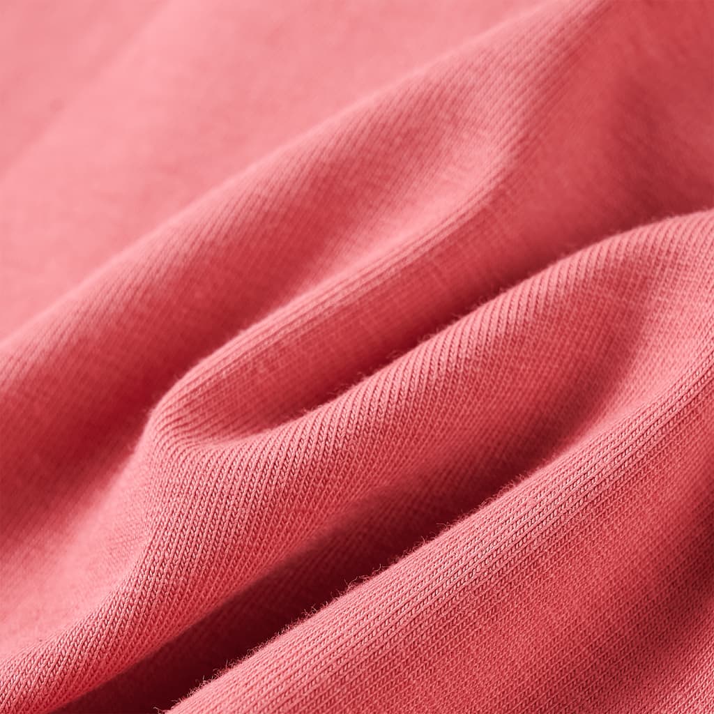 T-shirt manches longues enfant Rose vieilli 128