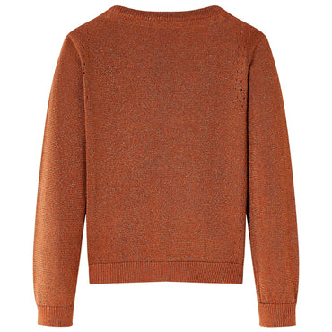 Gilet enfant cognac 140