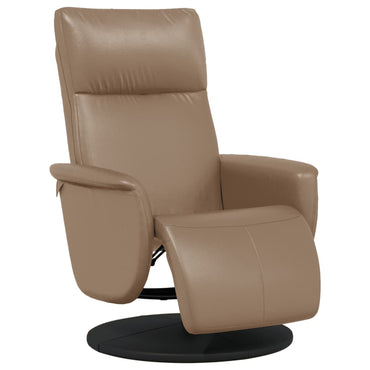 vidaXL Fauteuil de relaxation avec repose-pieds cappuccino-marron similicuir