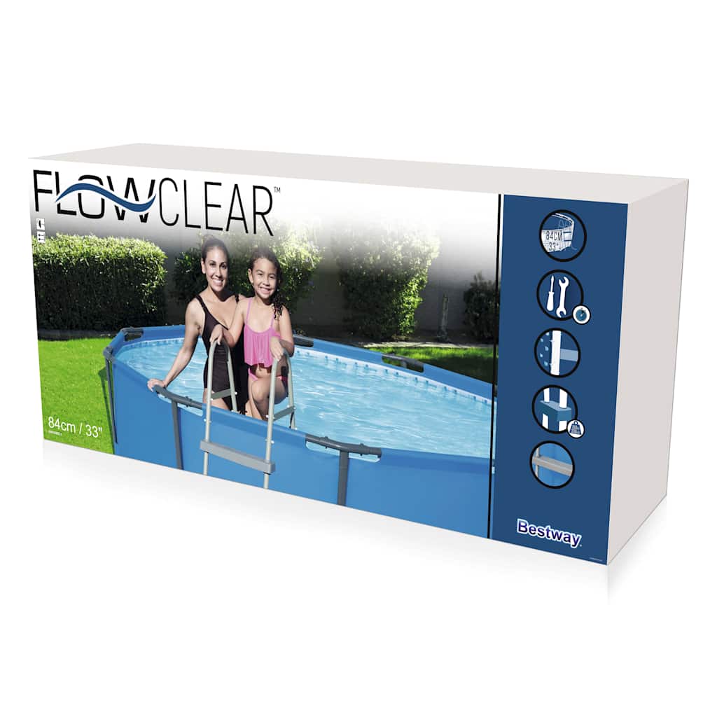 Échelle de piscine Bestway 4 marches Flowclear 122 cm 58331