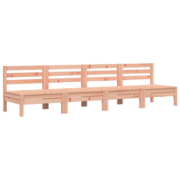vidaXL Canapés de jardin sans accoudoirs 4 pcs Bois de Douglas massif