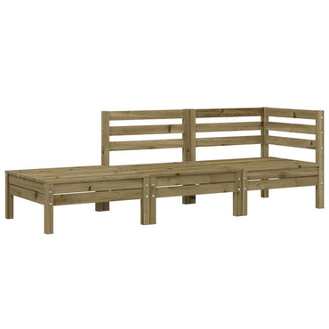 vidaXL Gartensofa 3-Sitzer Kiefernholz Imprägniert