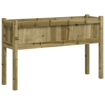 vidaXL Pflanzkübel mit Beinen 110x31x70 cm Kiefernholz Imprägniert