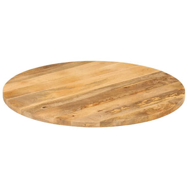 vidaXL Tischplatte Ø 70x3,8 cm Rund Massivholz Mango